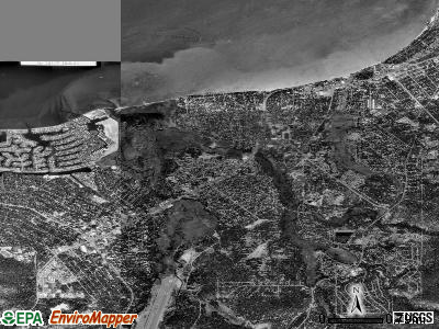 South Lake Tahoe satellite photo by USGS