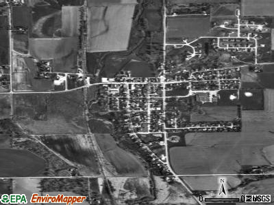 Orangeville satellite photo by USGS