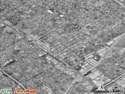 San Fernando satellite photo by USGS