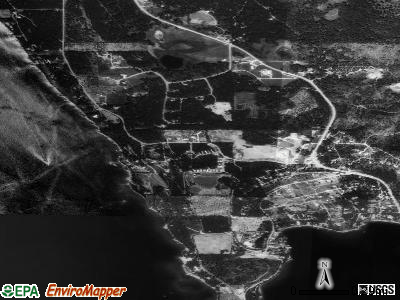 Woods Bay satellite photo by USGS