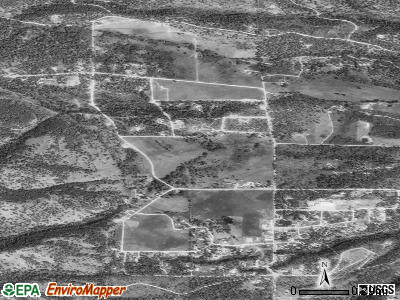 Pinesdale satellite photo by USGS