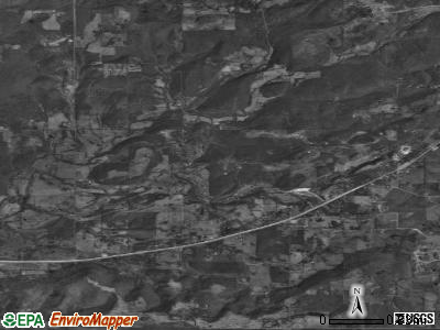 Woodall satellite photo by USGS