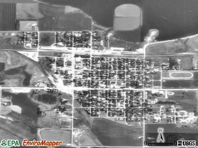 Lake Preston satellite photo by USGS