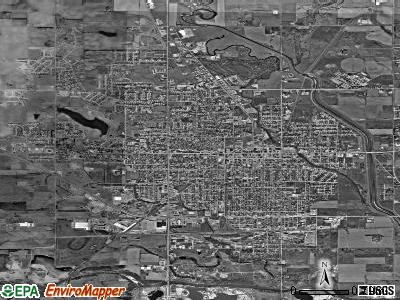 Norfolk satellite photo by USGS