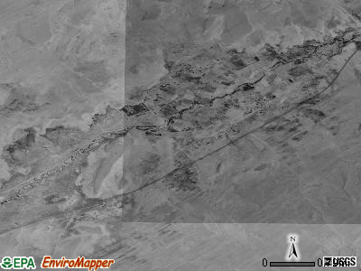 Dennehotso satellite photo by USGS