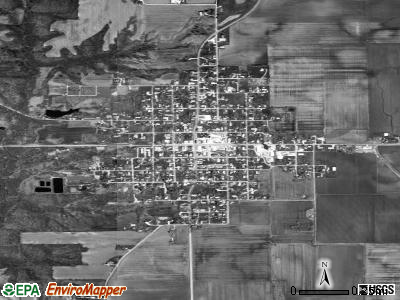 Palmyra satellite photo by USGS