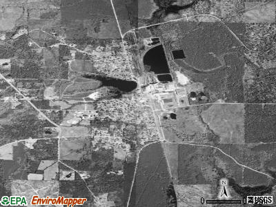Huttig satellite photo by USGS