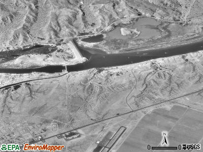 Bluewater satellite photo by USGS
