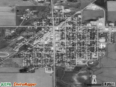 Menno satellite photo by USGS
