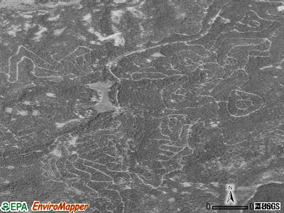 Dorrington satellite photo by USGS