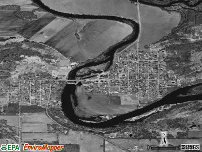 Lyons satellite photo by USGS