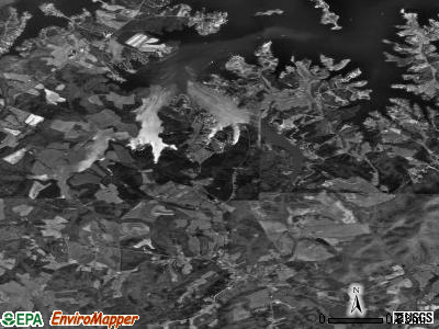 Penhook satellite photo by USGS