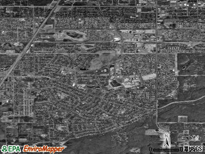 Park Forest satellite photo by USGS