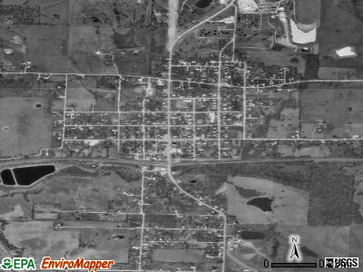 Bevier satellite photo by USGS