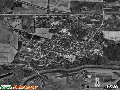 Equality satellite photo by USGS