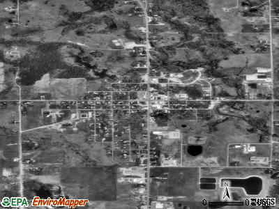 Rose City satellite photo by USGS