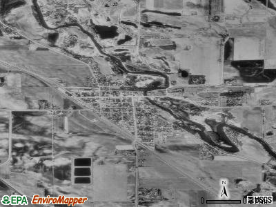 Glenville satellite photo by USGS