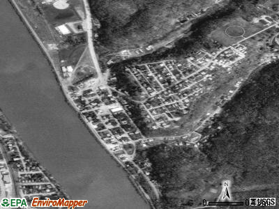 Fayette City satellite photo by USGS