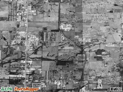 Bethel Heights satellite photo by USGS