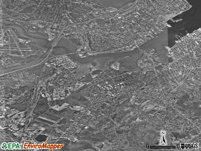 South Portland satellite photo by USGS