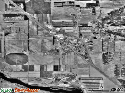Rice satellite photo by USGS