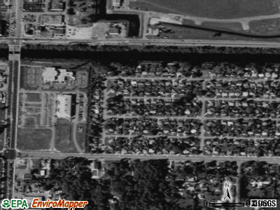 Gun Club Estates satellite photo by USGS