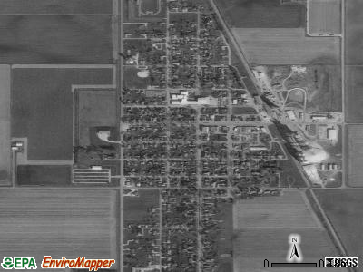 Albert City satellite photo by USGS