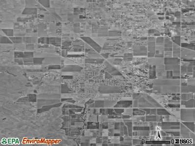 Brentwood satellite photo by USGS