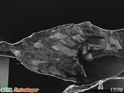 Orient satellite photo by USGS