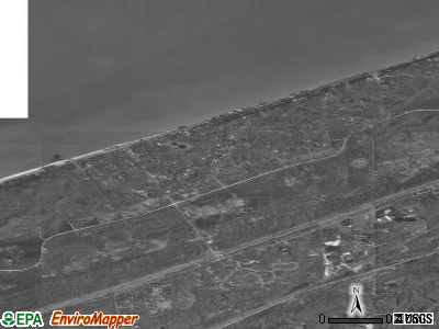 Beverly Shores satellite photo by USGS