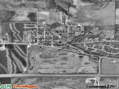 Blue Mounds satellite photo by USGS