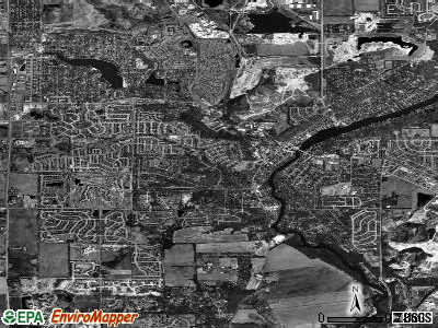 Algonquin satellite photo by USGS
