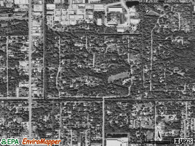 Melbourne Village satellite photo by USGS