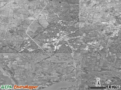 Gallatin satellite photo by USGS