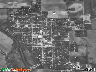 Pennville satellite photo by USGS