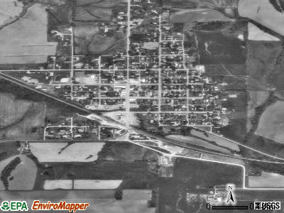 Oxford satellite photo by USGS