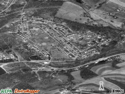 Cokeburg satellite photo by USGS