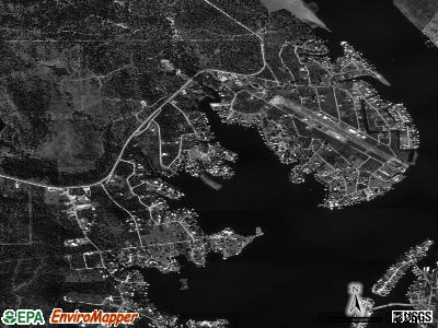 Sunrise Beach Village satellite photo by USGS
