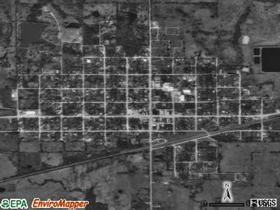 Boswell satellite photo by USGS