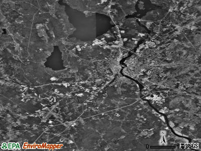 Auburn satellite photo by USGS
