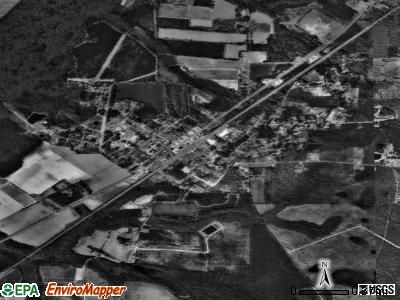 Screven satellite photo by USGS