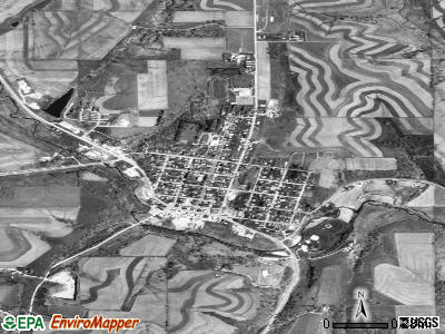 Bloomington satellite photo by USGS