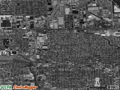 Melrose Park satellite photo by USGS