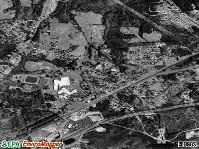 Mendon satellite photo by USGS