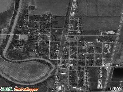 Sunflower satellite photo by USGS