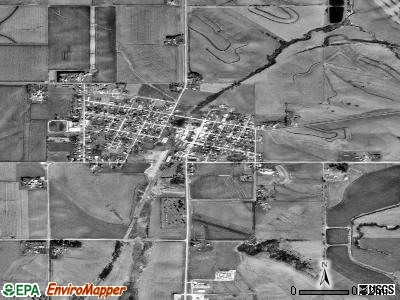 Shelby satellite photo by USGS