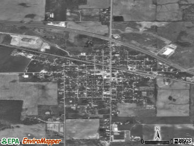 Pierceton satellite photo by USGS