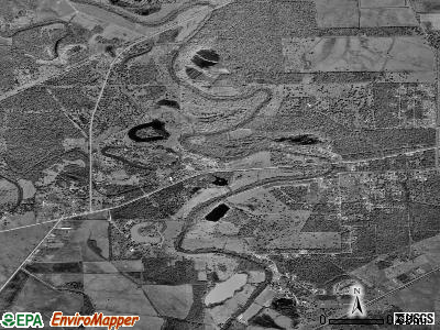 Bailey's Prairie satellite photo by USGS