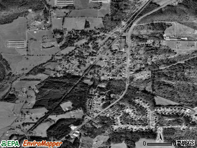 White satellite photo by USGS