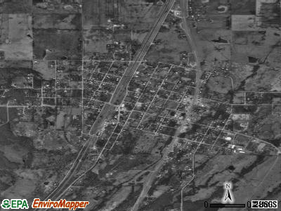 Kiowa satellite photo by USGS